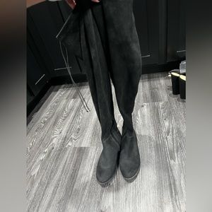 Chinese laundry black thigh high boots | OBO
